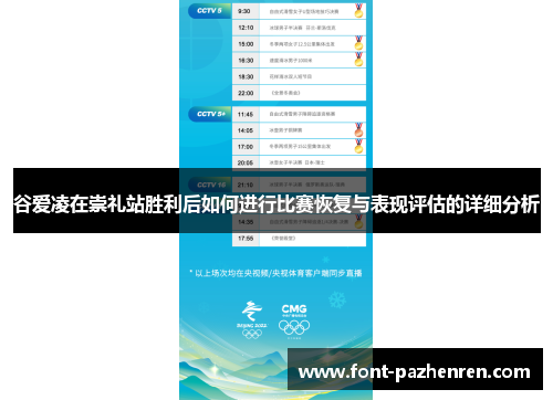谷爱凌在崇礼站胜利后如何进行比赛恢复与表现评估的详细分析 谷爱凌在崇礼站胜利后如何进行比赛恢复与表现评估的详细分析